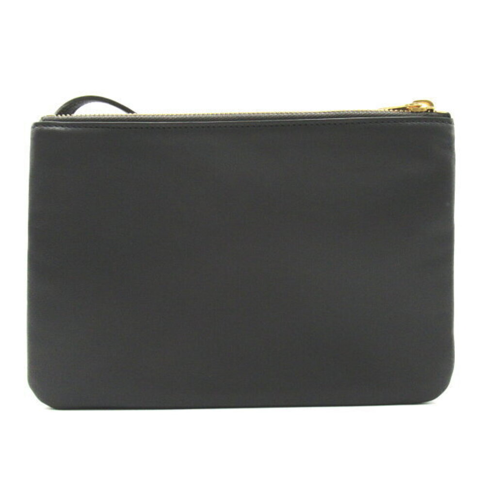 Celine Trio Shoulder Bag Leather Gray - Picture 2 of 10